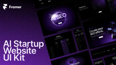 AI Startup Website Template Figma