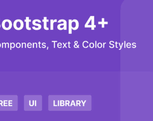 Bootstrap 4 UI Kit Figma