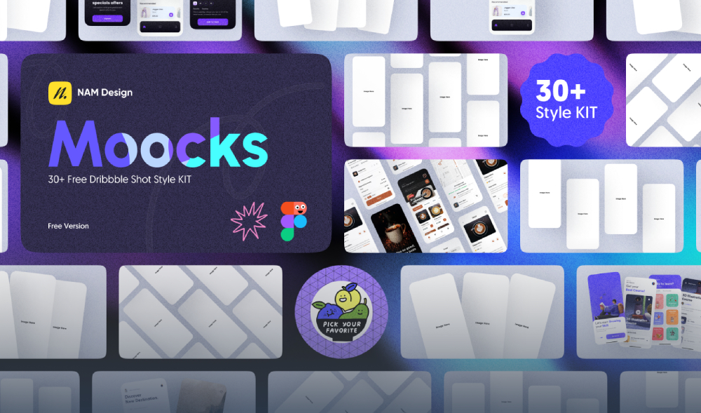 Dribbble Mockups Figma – Free Download