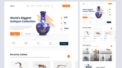 Ecommerce Landing Page Figma Design