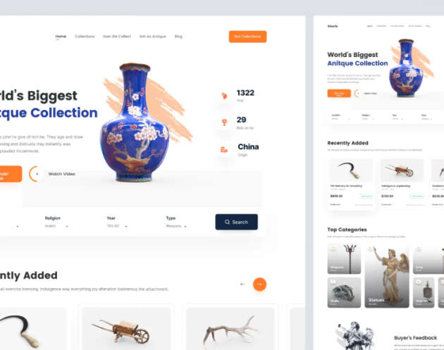 Ecommerce Landing Page Figma Design