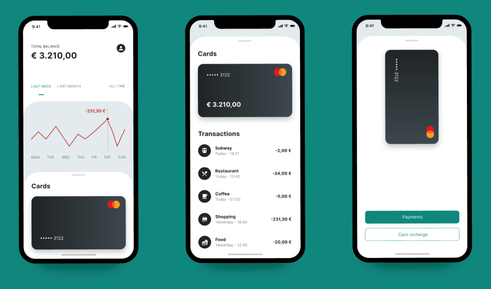 Free Banking App/Fintech Figma Template