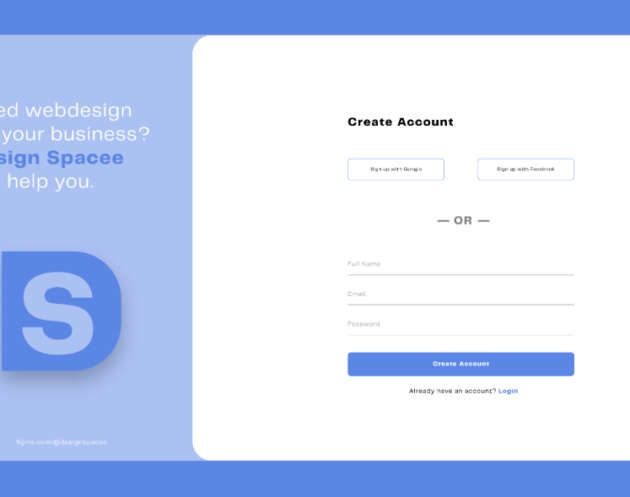 Free Signup Login Figma Template