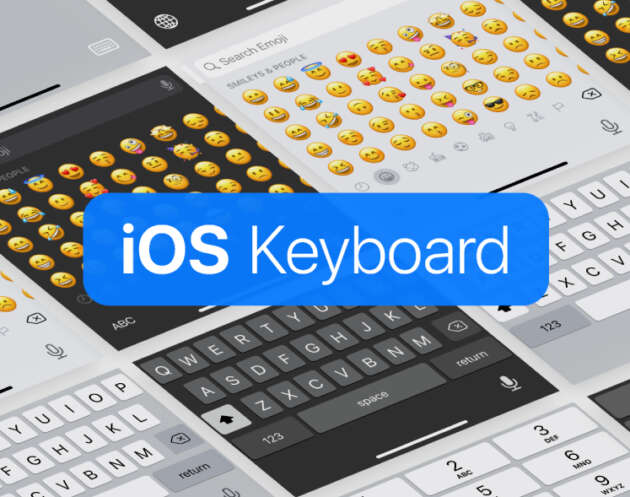 Free iOS keyboard UI template