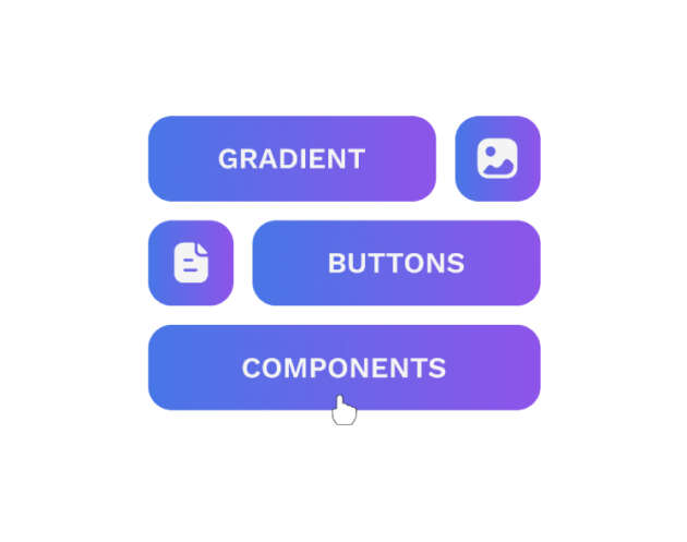 Gradient Buttons Figma