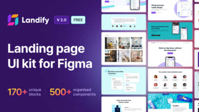 Landing Page UI Kit Figma Template