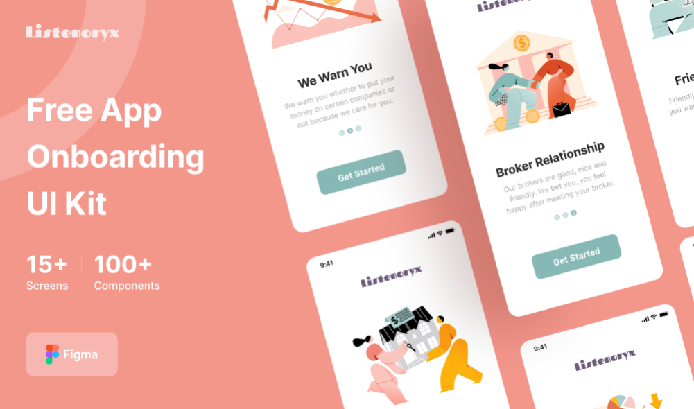 Onboarding UI Kit Figma UI kit