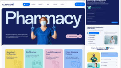 Pharmacy Website Template for Figma