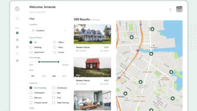 Real Estate Dashboard UI Kit (Figma) – Free Template