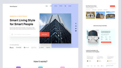 Real Estate Website Landing Page Figma