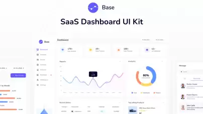 SaaS Dashboard Free Figma Template