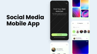 Social Media Mobile App UI (Figma) – Free Template