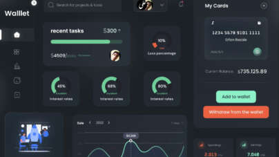 Walllet Dashboard (Figma) – Free Template
