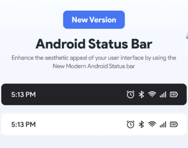 android status bar figma