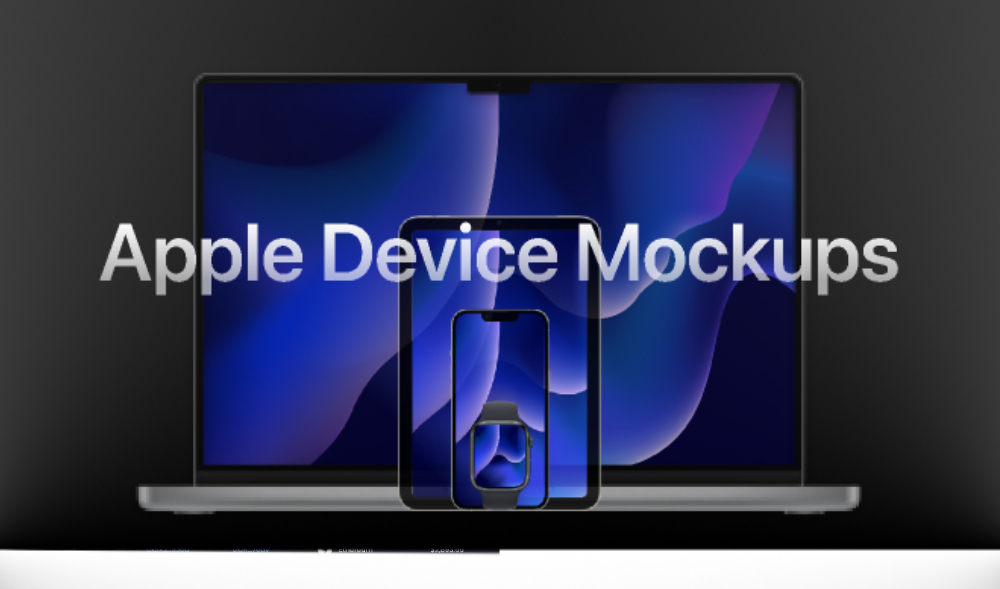 apple device mockups figma