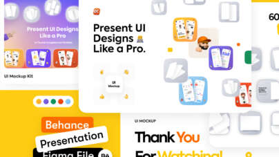 behance presentation mockup figma