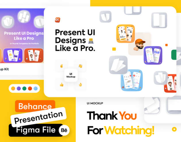 behance presentation mockup figma