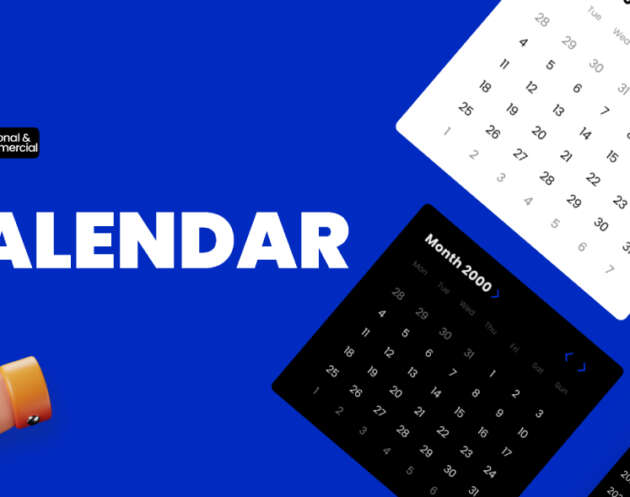 calendar date picker figma