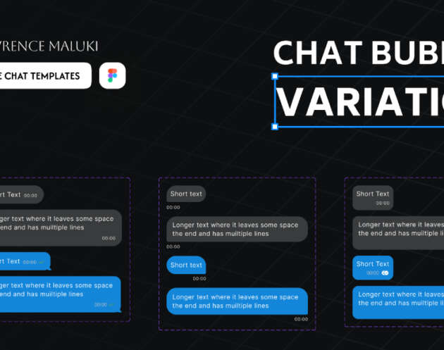 chat bubble ui figma