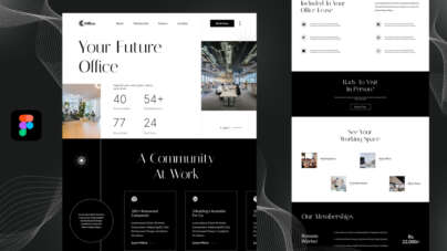 corporate website template figma