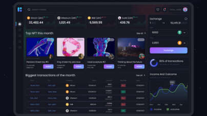 crypto dashboard ui figma