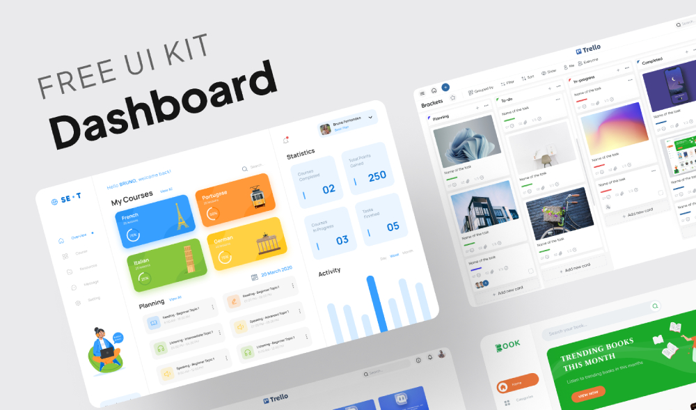dashboard ui kit figma