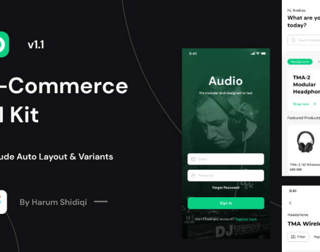 ecommerce ui kit figma