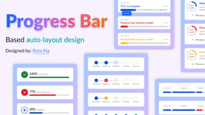 progress bar ui kit figma