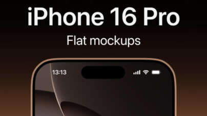 iPhone 16 Pro Flat Figma Mockups - Free