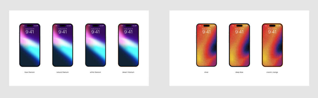 iPhone 16 and 17 Figma Mockups