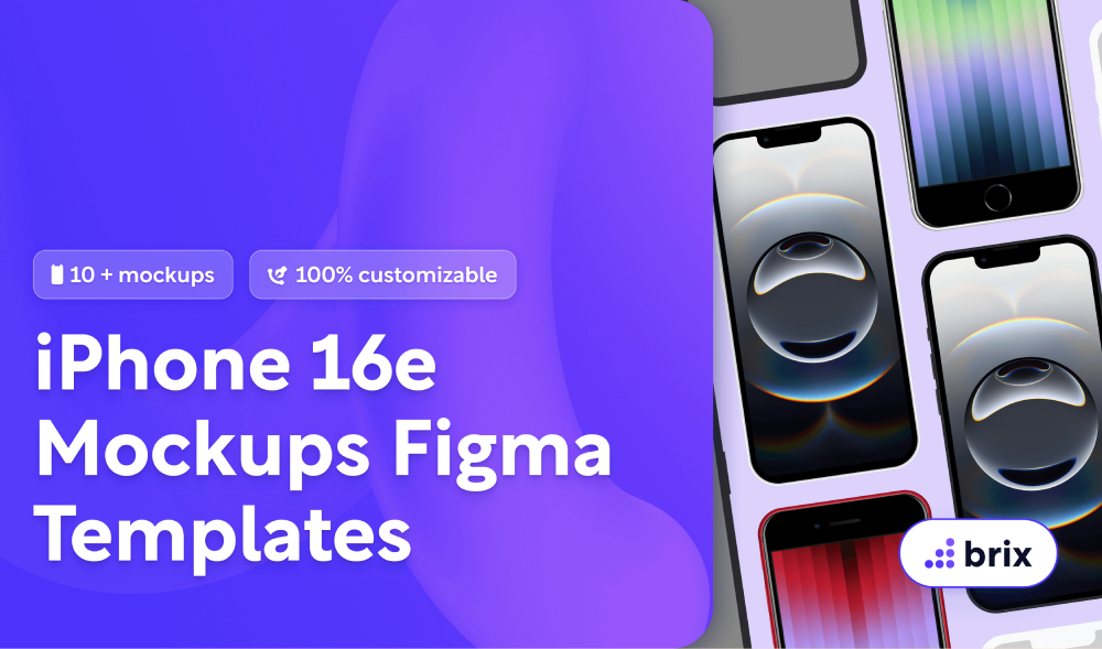 iPhone 16e Free Figma Mockups