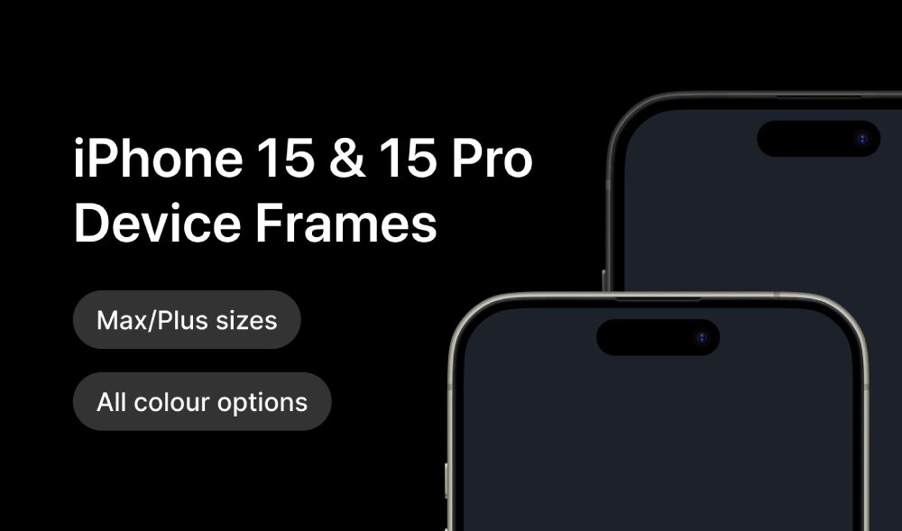 iphone 15 device frames figma