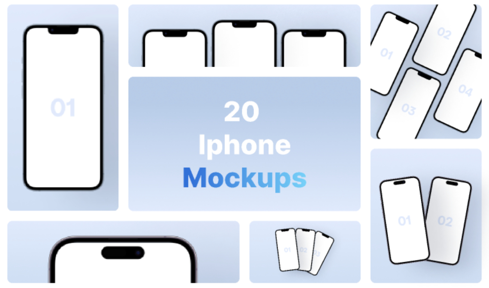iphone mockups figma