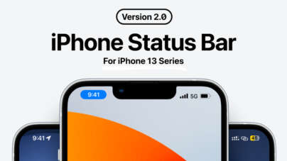 iphone status bar figma
