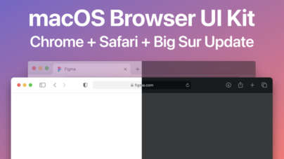 macOS Browser UI Kit Figma Template
