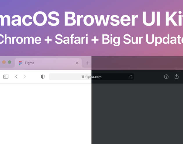 macOS Browser UI Kit Figma Template