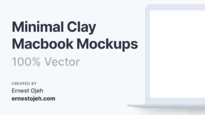 macbook clay mockups figma
