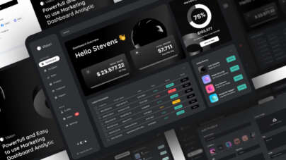 marketing dashboard ui figma