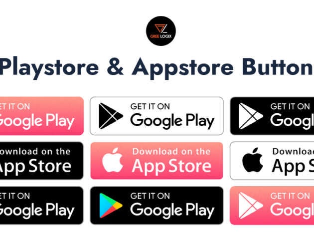 playstore appstore buttons figma