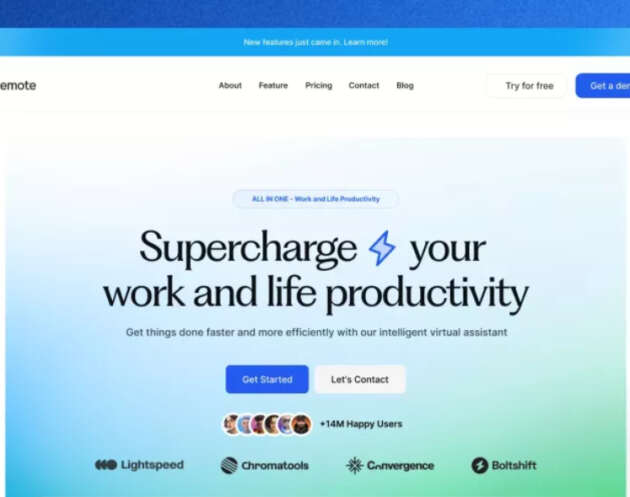 productivity app header figma