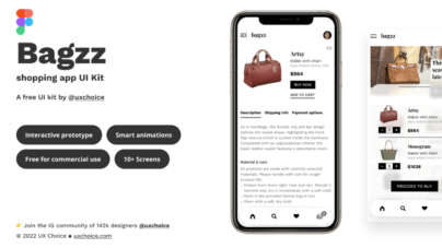 shopping app ui kit figma
