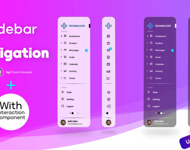 sidebar navigation figma