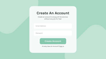sign up form ui figma
