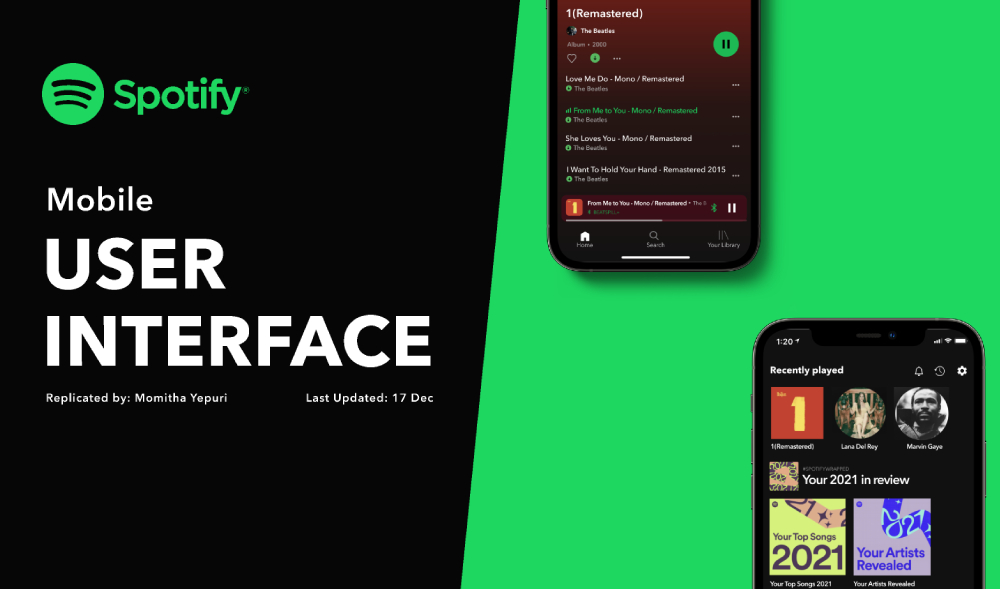 spotify mobile ui kit figma