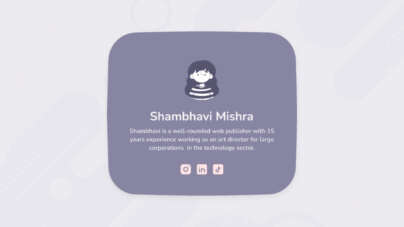 user profile card figma