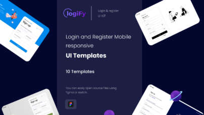 web login ui kit figma