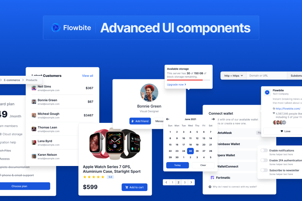 Figma Flowbite Design System