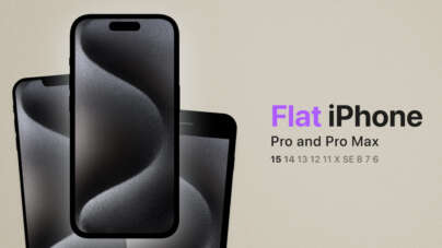 Free Flat iPhone Mockup Figma