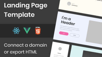 Free Landing Page Template Figma to HTML