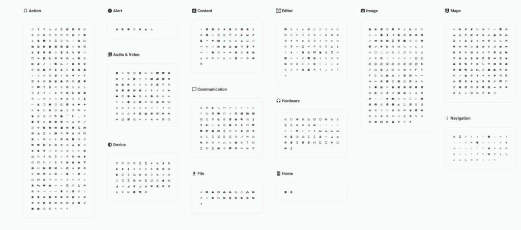 Material Design Icons Figma